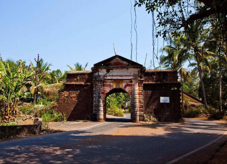 Rachol Historical Fort Gate, Goa, India